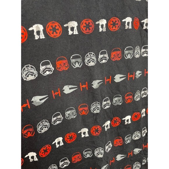 Star Wars Storm Trooper Darth Vader Shirt Black Red White Disney Store  XL 14 - Picture 3 of 4